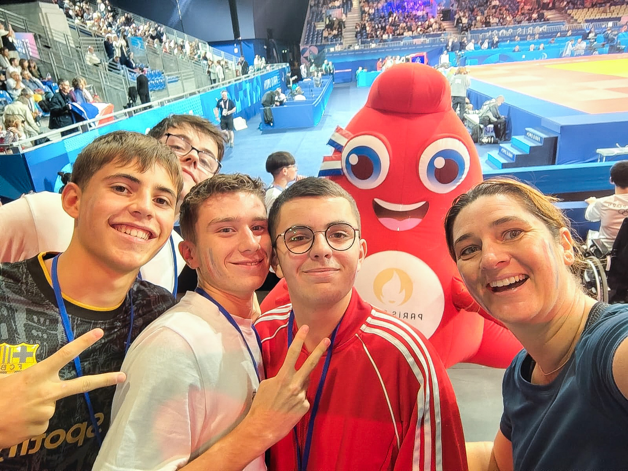 Les élèves de 1ʳᵉ à Paris 2024