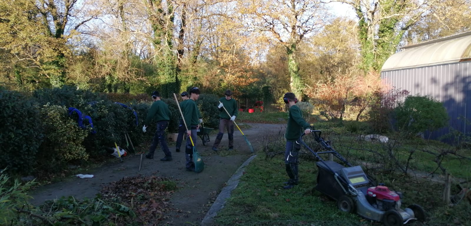 Les derniers travaux pratiques des apprentis