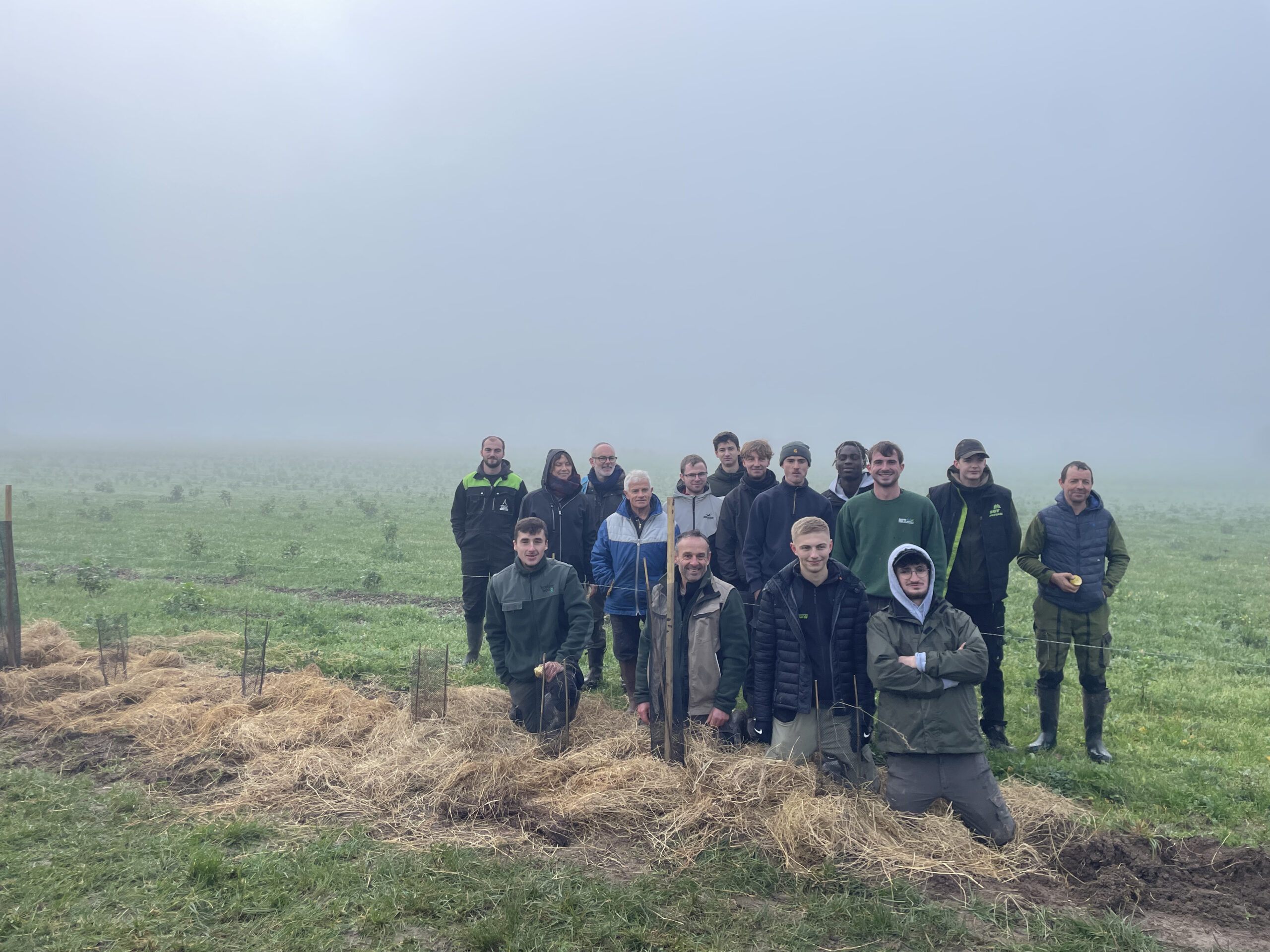 Plantation de haie bocagère et visite de pépinière